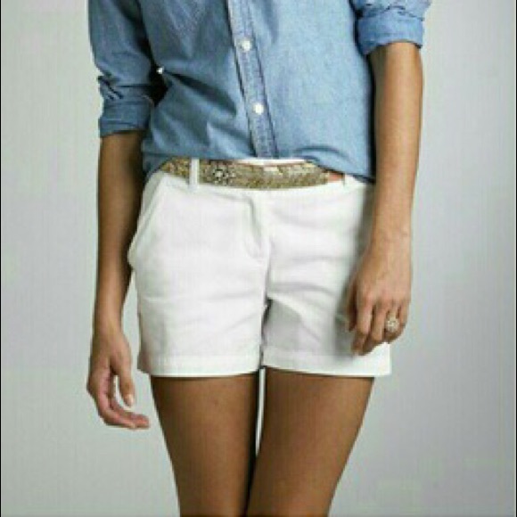 J. Crew Pants - [J. Crew] Classic Twill Off-White Chino Shorts